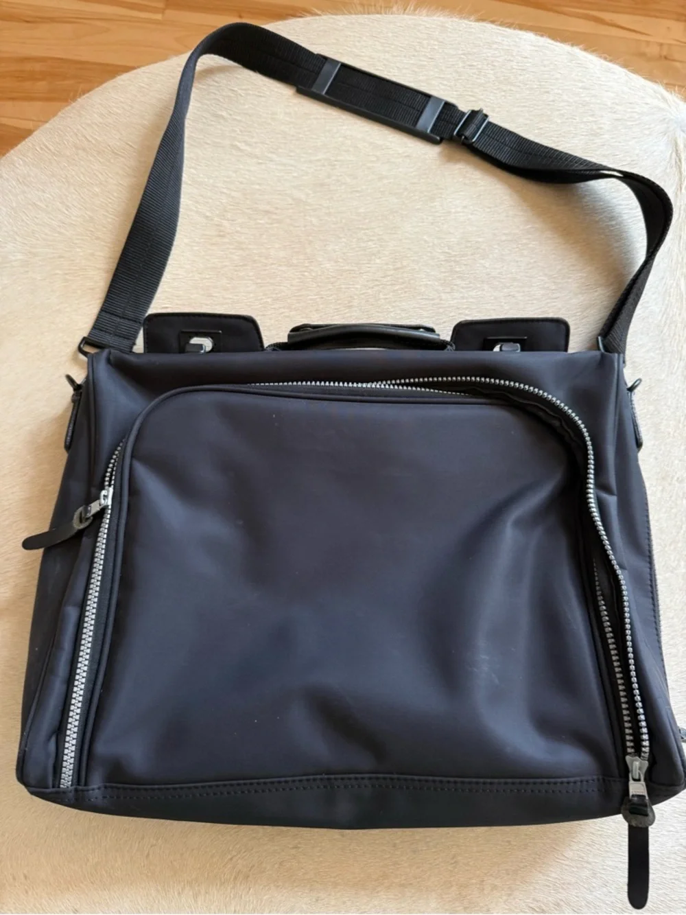 Valentino Black Men’s Laptop Shoulder Bag